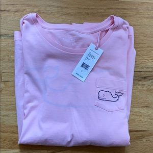 NWT Pink Vineyard Vines Long Sleeve Tee